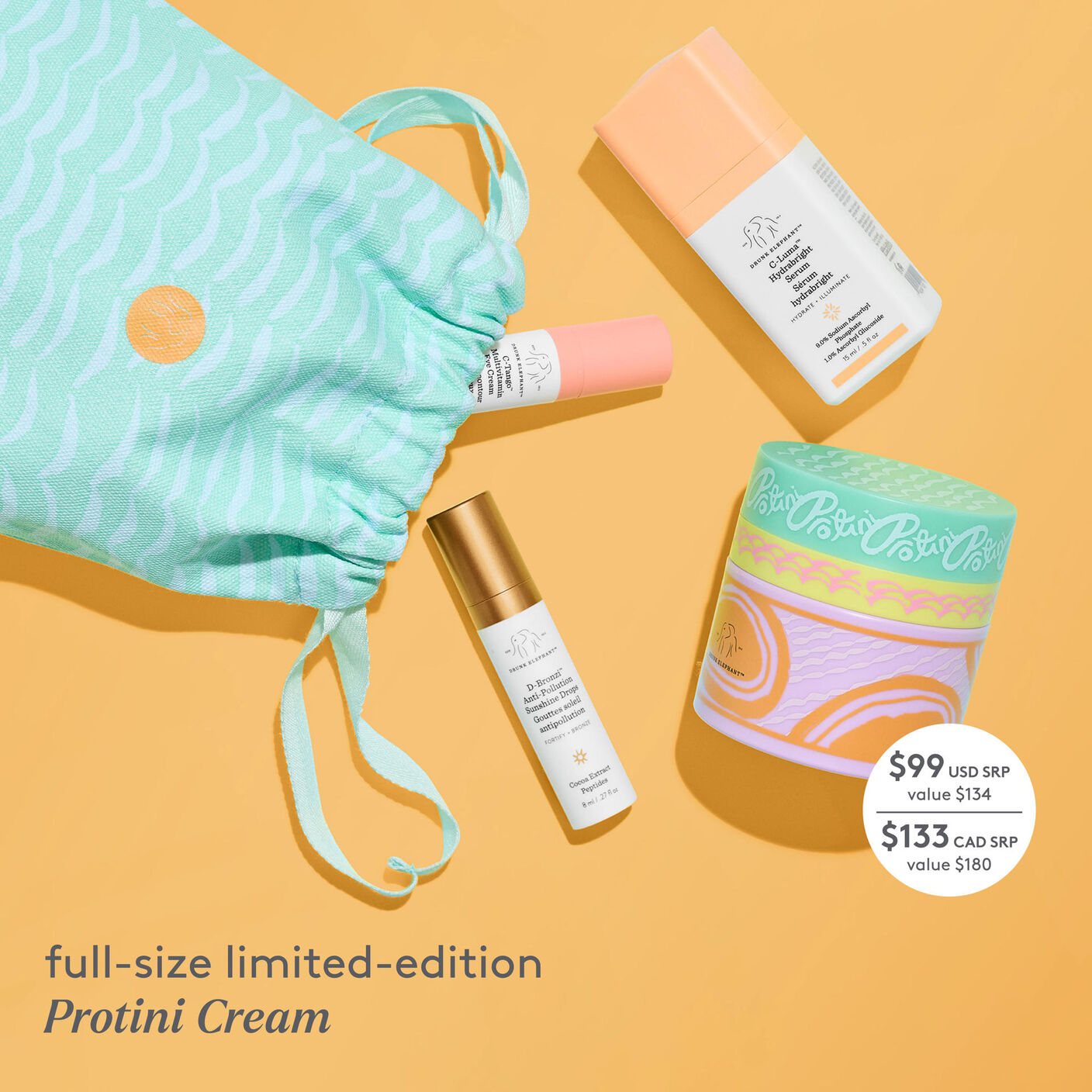 Daytime Exhibit Morning Kit: Protini Cream, C-Tango, D-Bronzi, C-Luma ($134 value)