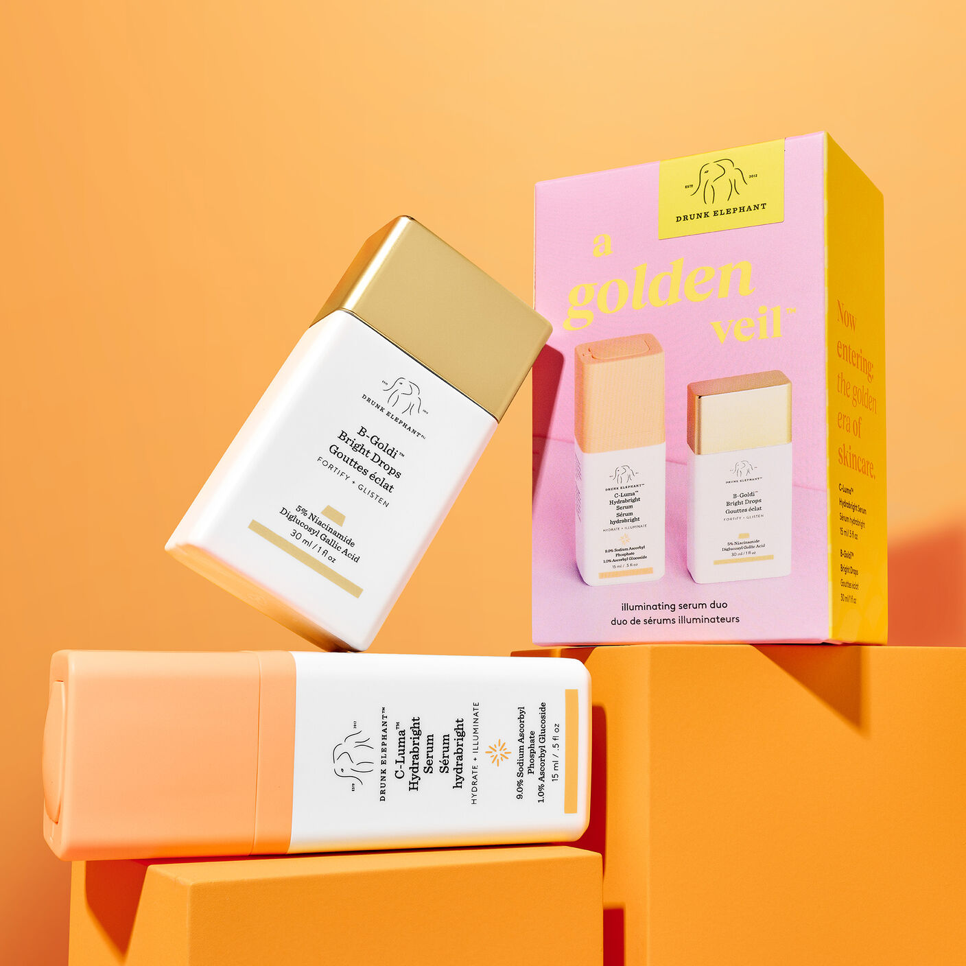 A Golden Veil™: C-Luma and B-Goldi Duo Kit ($72 value)